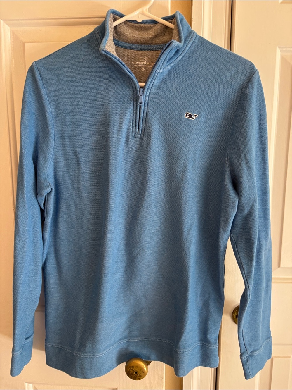Vineyard Vines Sky Blue Quarter-Zip Pullover